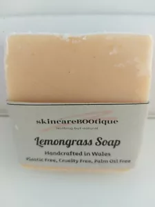 Lemongrass Soap natural handmade vegan cruelty free gift idea for Mothers Day - Picture 1 of 2
