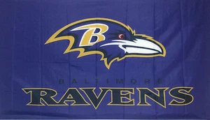 Football Baltimore Ravenss 3 X 5 Flag - Picture 1 of 1