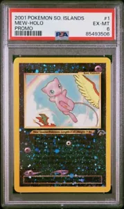 Mew 1/18 Southern Islands Pokemon PSA 6 - Picture 1 of 3