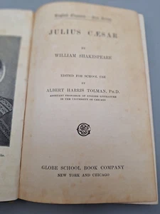Julius Caesar by Shakespeare, 1901 HC - Globe School Book Co. - Picture 1 of 11