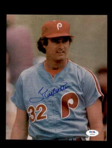 Steve Carlton PSA DNA Coa Signed 8x10 Phillies Photo Autograph - Picture 1 of 3