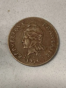 100 Francs Polynesie Francaise 1976 Nickel-bronze - Picture 1 of 2