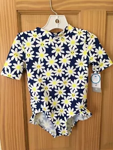 NWT Carter's Flower Daisy Toddler Swimsuit 1pc Girls UPF 50+ 2T,3T,4T,5T - Picture 1 of 2
