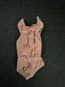 Vintage Mattel Barbie Busy Gal 981 rot weiß gestreift Shirt Body leicht TLC - Bild 1 von 4