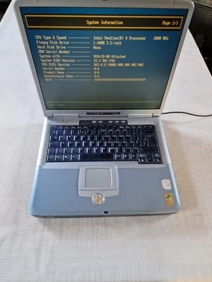 Vtg Fujitsu Siemens Amilo-D P4 Floppy Laptop Power On Tested Only Read Descripti - Image 1 of 4