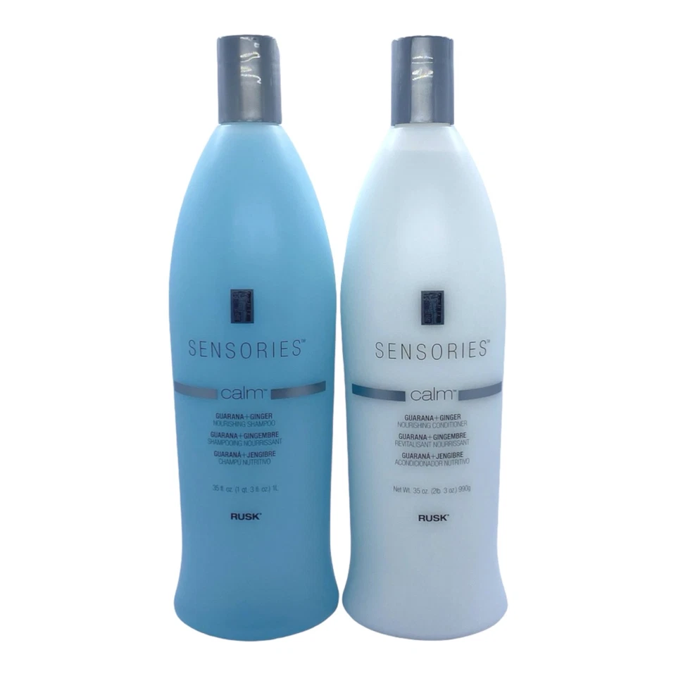 Rusk Sensories Calm Guarana+Ginger Nourishing Shampoo & Conditioner 35 Oz Set - image 1 of 1