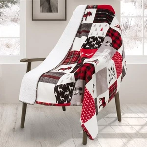 Printed Sherpa Premium Throw Blanket for Couch. Fleece Blanket for Bed. Plush... - Picture 1 of 4