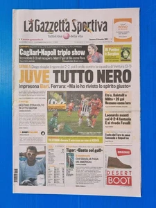 Gazzetta Dello Sport 13 Décembre 2009 Bari-Juventus 3-1 - Tiger Woods - Cagliari - Photo 1/1