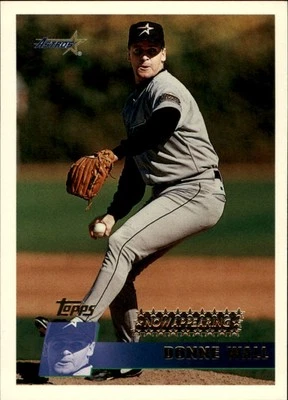 1996 Topps #341 Donne Wall RC Houston Astros - Image 1 of 2
