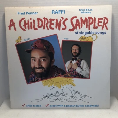A Children's Sampler Of Singable Songs Raffi Penner Vinyl 1986 Insert Tested - Image 1 of 4