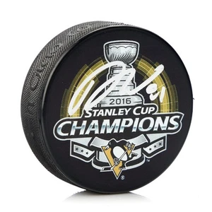 Phil Kessel Signed Pittsburgh Penguins 2016 Stanley Cup Puck - Picture 1 of 1