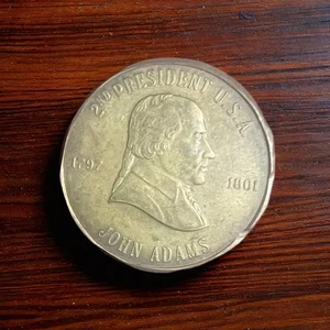 John Adams 2nd US President Coin Medal Medaille. - Bild 1 von 2