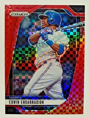 Béisbol Panini Prizm 2025 #156 EDWIN ENCARNACIÓN Red Power Prizm/99 Foto 1 de 2