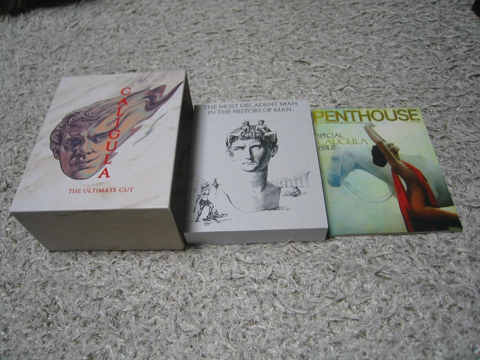 CALIGULA THE ULTIMATE CUT EMPTY RIGID CASE+2 BOOKS ONLY (NO  BLU-RAY) - Image 1 of 1