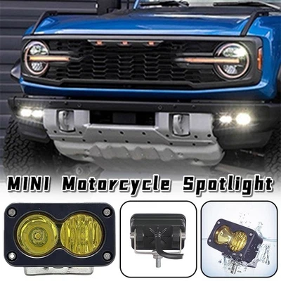 MINI Motorcycle Spotlight 20W LED Headlight Waterproof Modified Car Accessories - Image 1 of 4