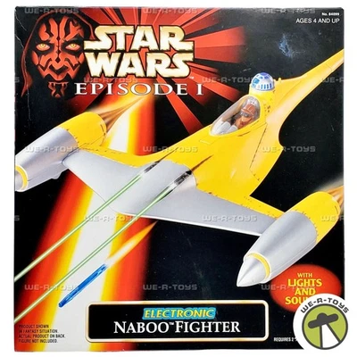 Star Wars Episode 1 Electric Naboo Fighter Vehicle 1998 Hasbro 84099 - Image 1 of 4