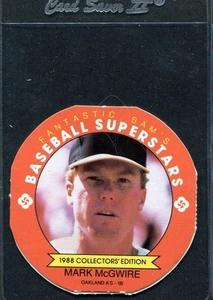 1988 Fantastic Sams Mark Mcgwire #3 Nm/mt w/tab - Picture 1 of 1