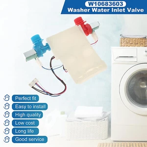 1 Stück W10683603 Waschwassereinlassventil für Whirlpool Kenmore Waschmaschine - Bild 1 von 9