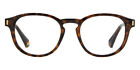 Polaroid D452 Eyeglasses RX Unisex Havana Oval 50mm New & Authentic