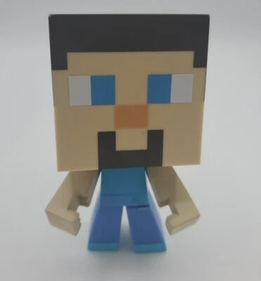 Mojang Minecraft Steve 5.5" Vinyl Action Figure notch - Image 1 of 4