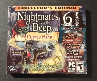Mystery Masters 6 Pack (PC, 2012) Nightmares from the Deep/Dark Arcana/Lost Word - Image 1 of 2