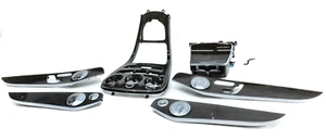 2015 MERCEDES C300 (W205) DASH DOOR CONSOLE INTERIOR TRIM SET (ZEN BROWN WOOD) - Picture 1 of 20