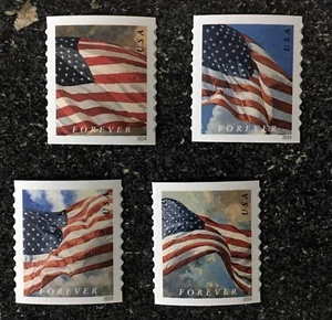 2024USA #5871-5874 Forever U.S. Flag - Set of 4 Coil Singles  Mint  (APU) - Picture 1 of 1