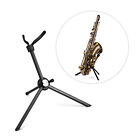 Portable Tenor Saxophone Stand Sax Floor Stand Holder Stainless Steel M6G2