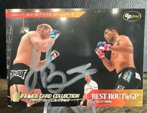 Josh Barnett Signed 2006 PRIDE DSE UFC Card in person Auto RC Best Bout - Picture 1 of 1