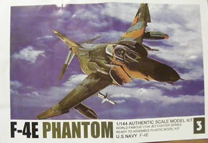 Unbranded 1/144 USAF F-4E Phantom II Jet Fighter kit Cold War bagged kit - Bild 1 von 3