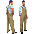 Mens Bib And Brace Dungarees Trousers Overalls Working Work Wear Painters Engineer