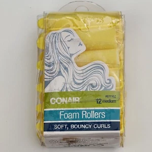 Conair Body & Bounce Medium Foam Haarroller, gelb 12 Stück - Bild 1 von 2