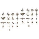  102 Pcs Assorted Halloween Pendants Jewelry Making and Crafting Necklace