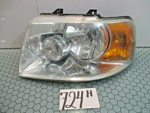 03 04 05 06 Ford Expedition DRIVER Side Used Headlight Front Lamp #724-H  - Picture 1 of 7