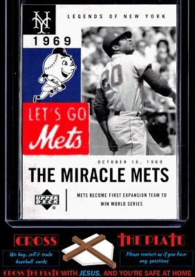 1-2001 Upper Deck Legends of New York Tommie Agee New York Mets #82 - Image 1 of 2