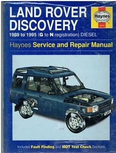 LAND ROVER DISCOVERY 2.5 TDI DIESEL 1989-95 OWNERS REPAIR MANUAL *NEW HARDBACK* - Picture 1 of 1
