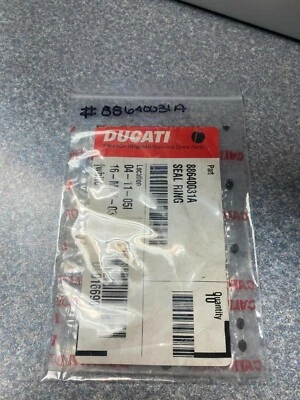 Pack de 10 anillos de sellado Ducati Anello Tenuta ST-998B-900SS/03 ~ 88640031A Foto 1 de 3