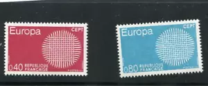 FRANCE SCOTT# 1271-72 MNH EUROPA 1970 - Picture 1 of 1