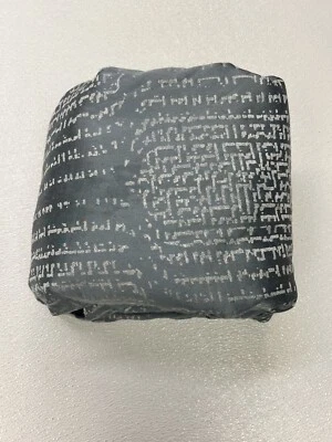 Hudson Park Faded Geo King Duvet Cover Slate Preowned - Image 1 of 4