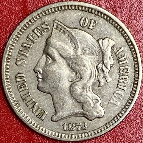 1873 THREE CENT NICKEL CLOSED 3 Cover