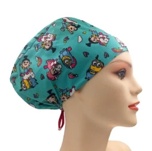 Minions Handmade Scrub Cap Doctor Theatre Nurse Hospital Anaesthetist - Picture 1 of 14
