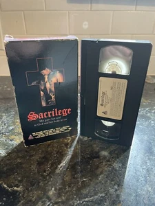 Sacrilege VHS Luciano Odorisio Myriem Roussel OUT OF PRINT OOP RARE!! - Picture 1 of 5