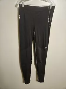 Roadrunner Mens Sport Tights Ankle Zip Compression Jogging Training Pants L - Picture 1 of 8
