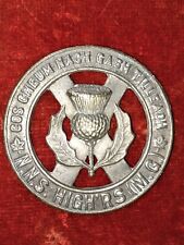 M135 - The North Nova Scotia Highlanders (M.G.) Cast Silver Officer's Cap Badge