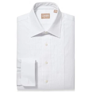 Gitman Ten Pleat Tuxedo Shirt with French Cuffs - Picture 1 of 1