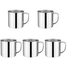 5 Pieces Children's Stainless Steel Water Cup Kids Without Handle Camping Mug