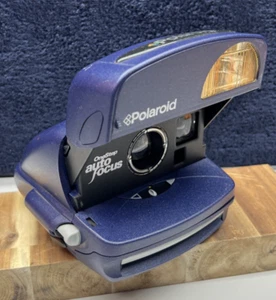Polaroid One Step Auto Focus Instant Camera 600 Film Camera Navy Blue - Picture 1 of 7