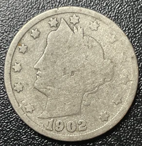 1902 Liberty V Nickel - Picture 1 of 2