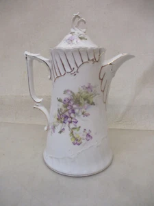 x-85219	Antik Jugendstil Kaffeekanne um 1900 H:ca.280mm ohne Herstellerangabe - Bild 1 von 7