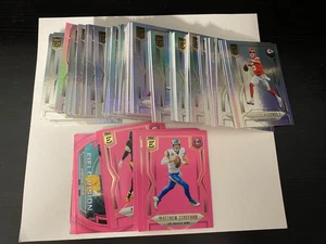 2025 Donruss Elite Football Lot 104 Base Cards & 8 Pink Parallels - Bild 1 von 3